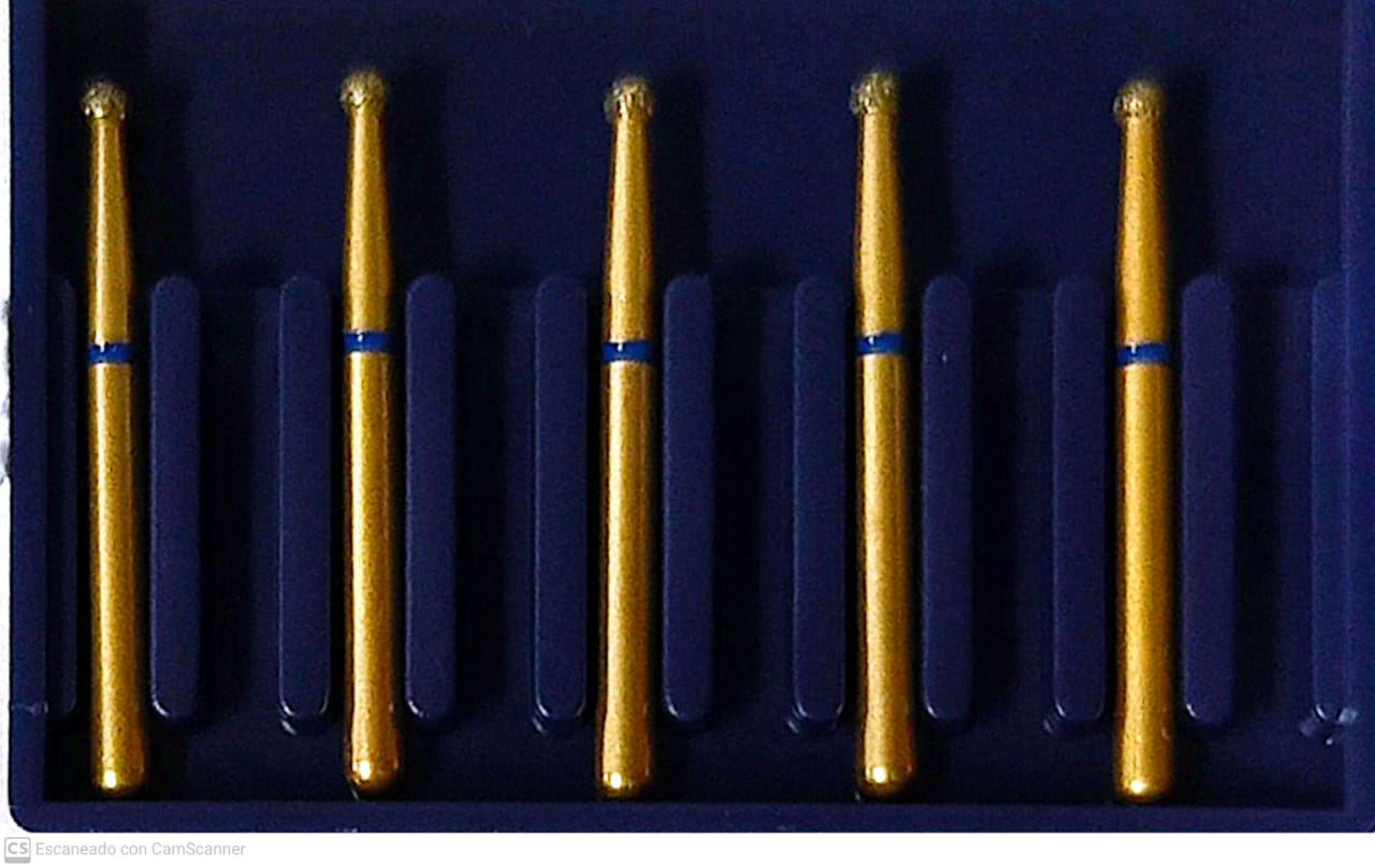 FRESA DIAMANTE DIATECH G801-009ML AZUL X BLISTER 5 UND