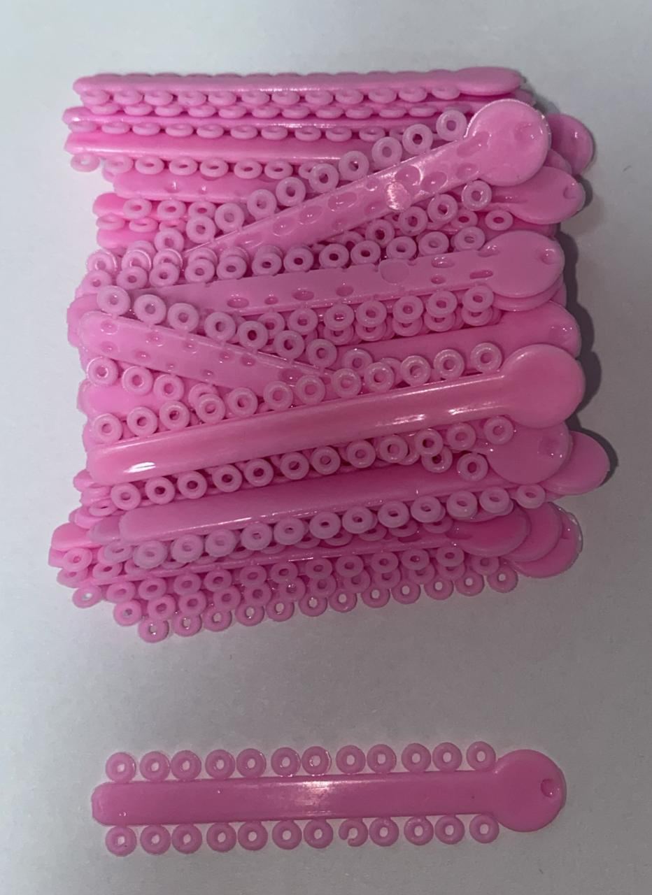 Llave elastides  12 Rosado Bebe
