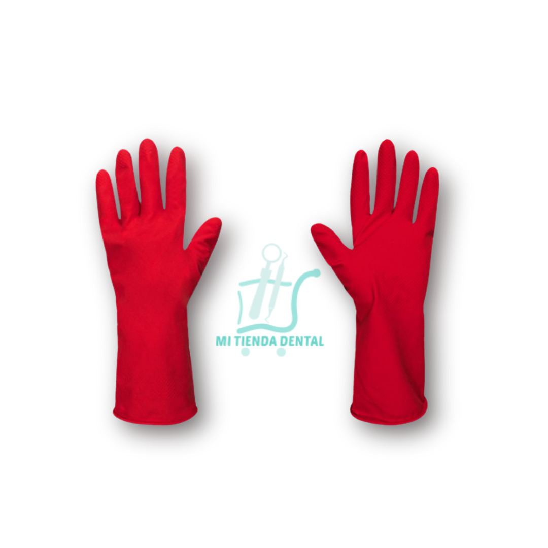 GUANTE INDUSTRIAL ROJO
