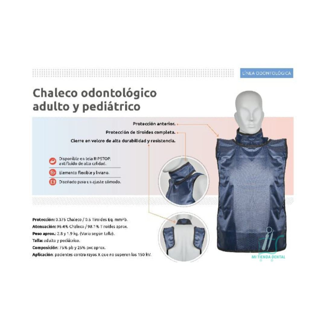 CHALECO ODONTOLÓGICO ADULTO