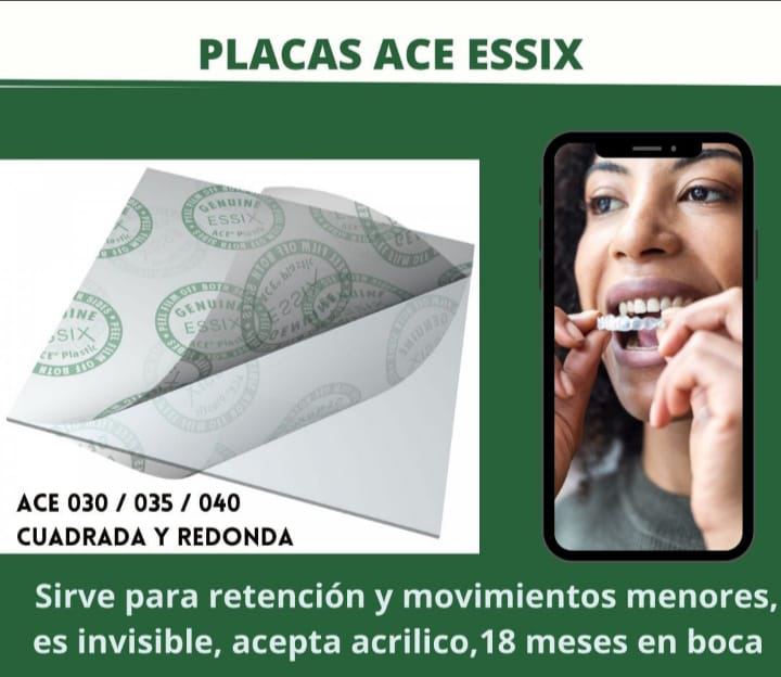 PLACA ESSIX 40 CUADRADA DENSPLAY